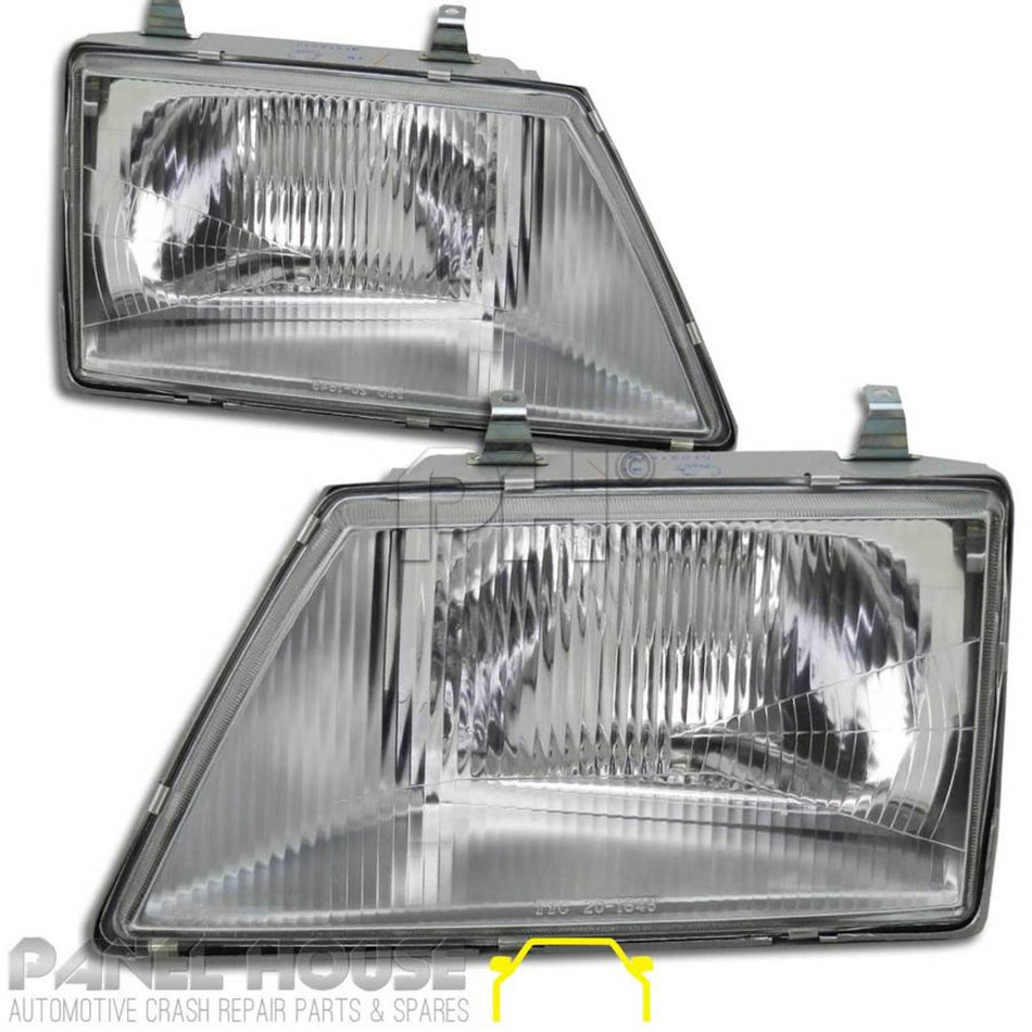 Head Lights PAIR Fits Holden Commodore VH VK 1981 - 1986