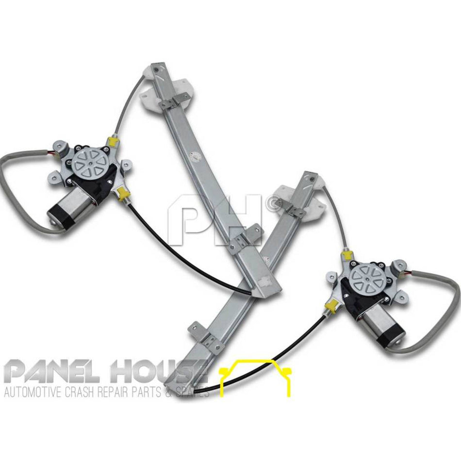 Window Regulators & Motor PAIR Front fits Mitsubishi CE Lancer WAGON 96-03