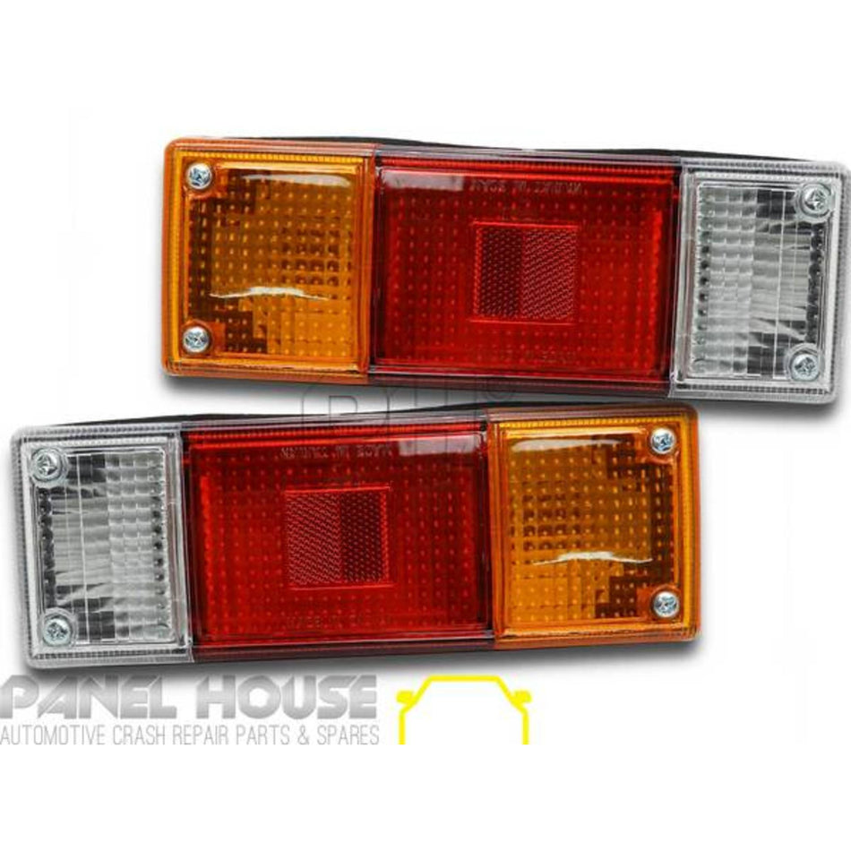 Tail Lights PAIR Tray Back fits Ford Courier PC PD PE PG PH 1986 - 2006