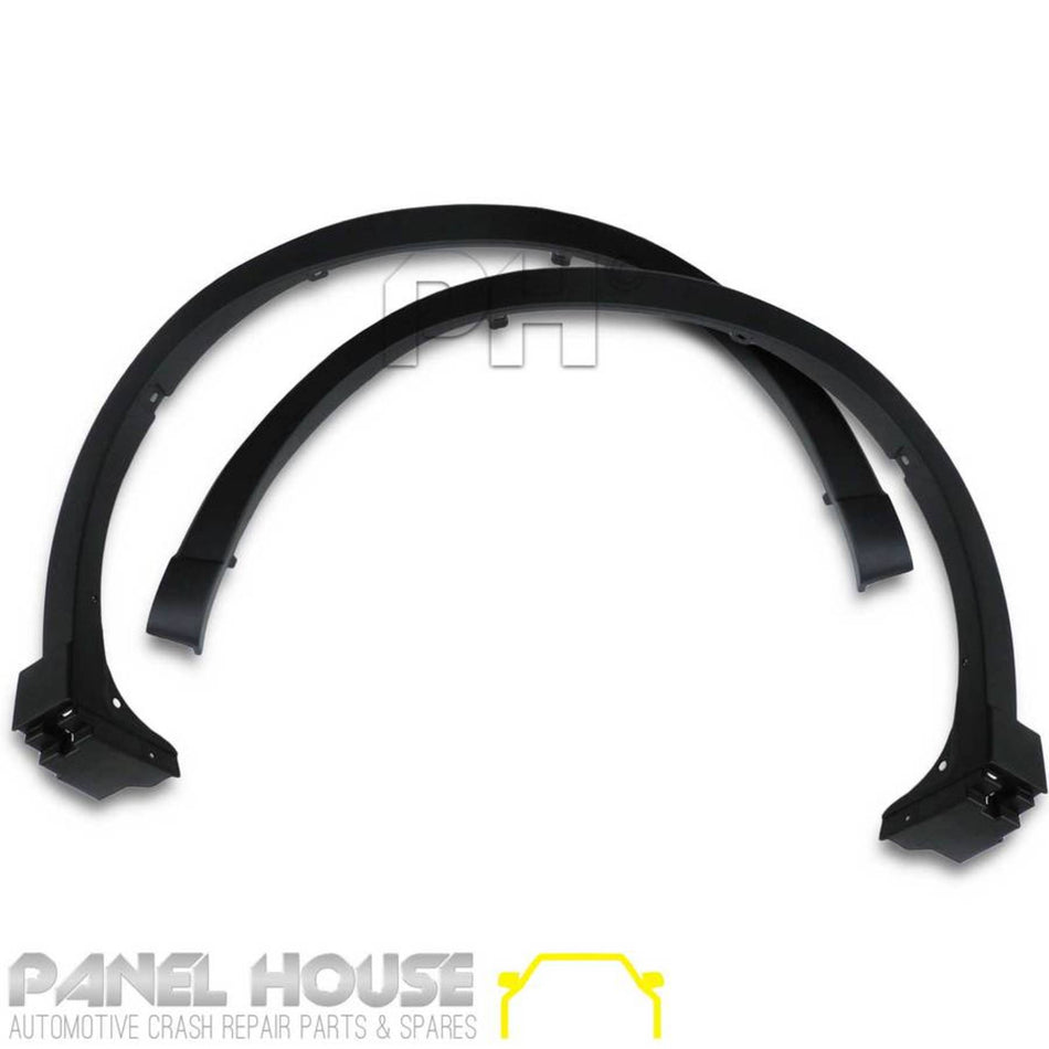 Front PAIR Guard Mould Textured Fender Flare Trim fits Mazda CX-5 12-15 CX5