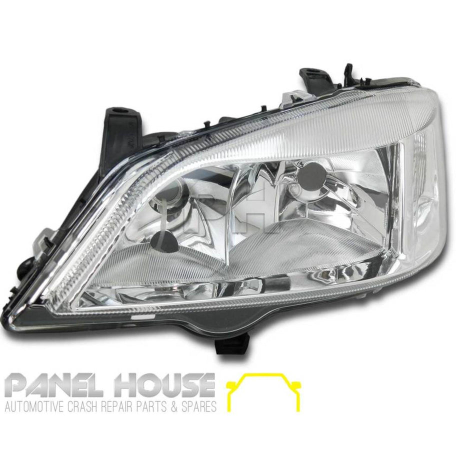 Headlight LEFT Chrome fits Holden TS Astra Sedan & Hatch 1998 - 2004