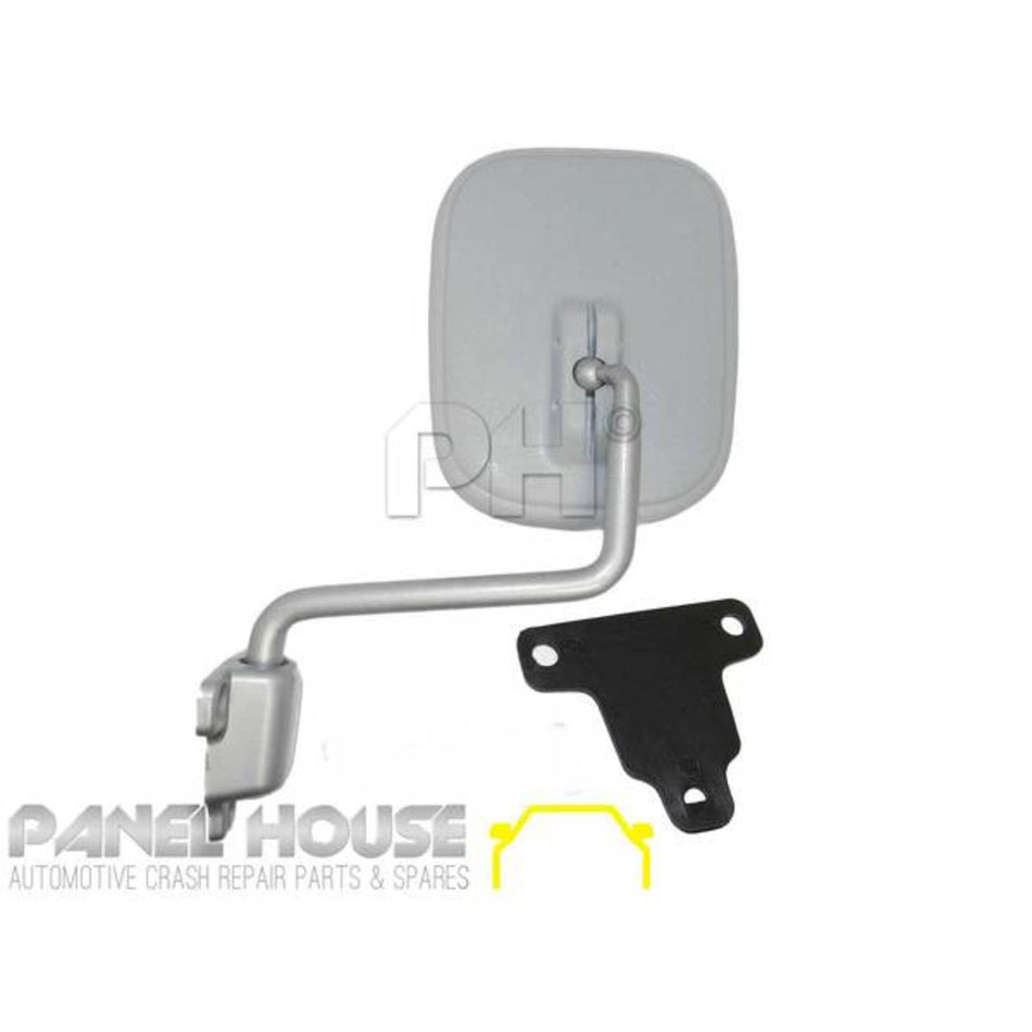 Door Mirrors Grey PAIR Fits Toyota Landcruiser 40 Series FJ45 HJ47 1970-1984