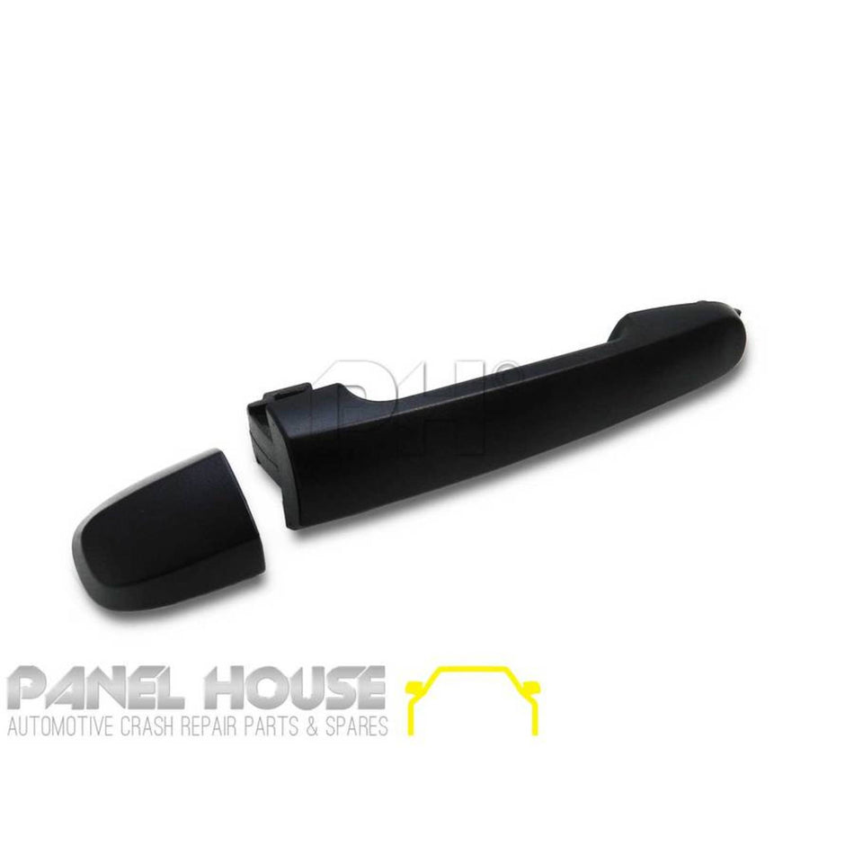 Door Handle RIGHT Rear Outer Black NO KEYHOLE TYPE Fits Toyota HILUX Ute 05-11