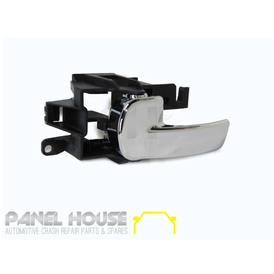 Interior Door Handle LEFT Chrome Front / Rear Fits Nissan Navara D40 & Pathfinder R51