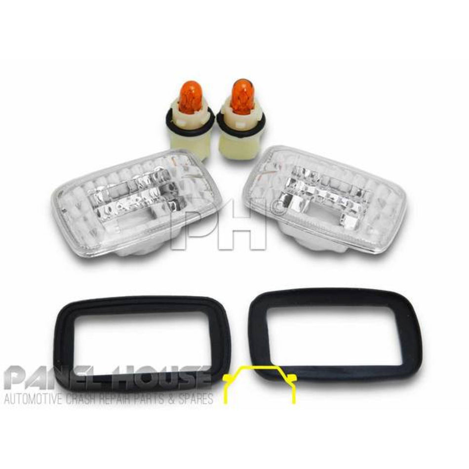 Indicator Lights PAIR Fits Toyota Landcruiser Hilux Camry Celica Corolla Surf
