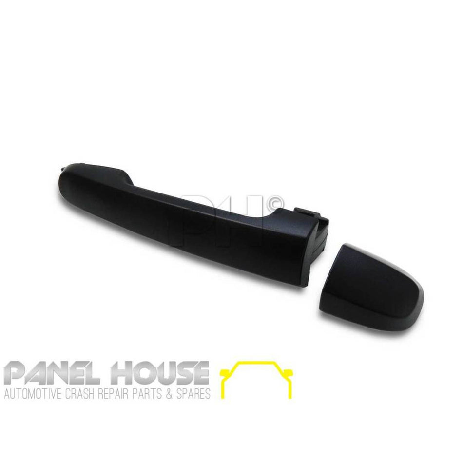 Door Handle LEFT Rear Outer Black KEYHOLE TYPE Fits Toyota HILUX 11-14 Ute