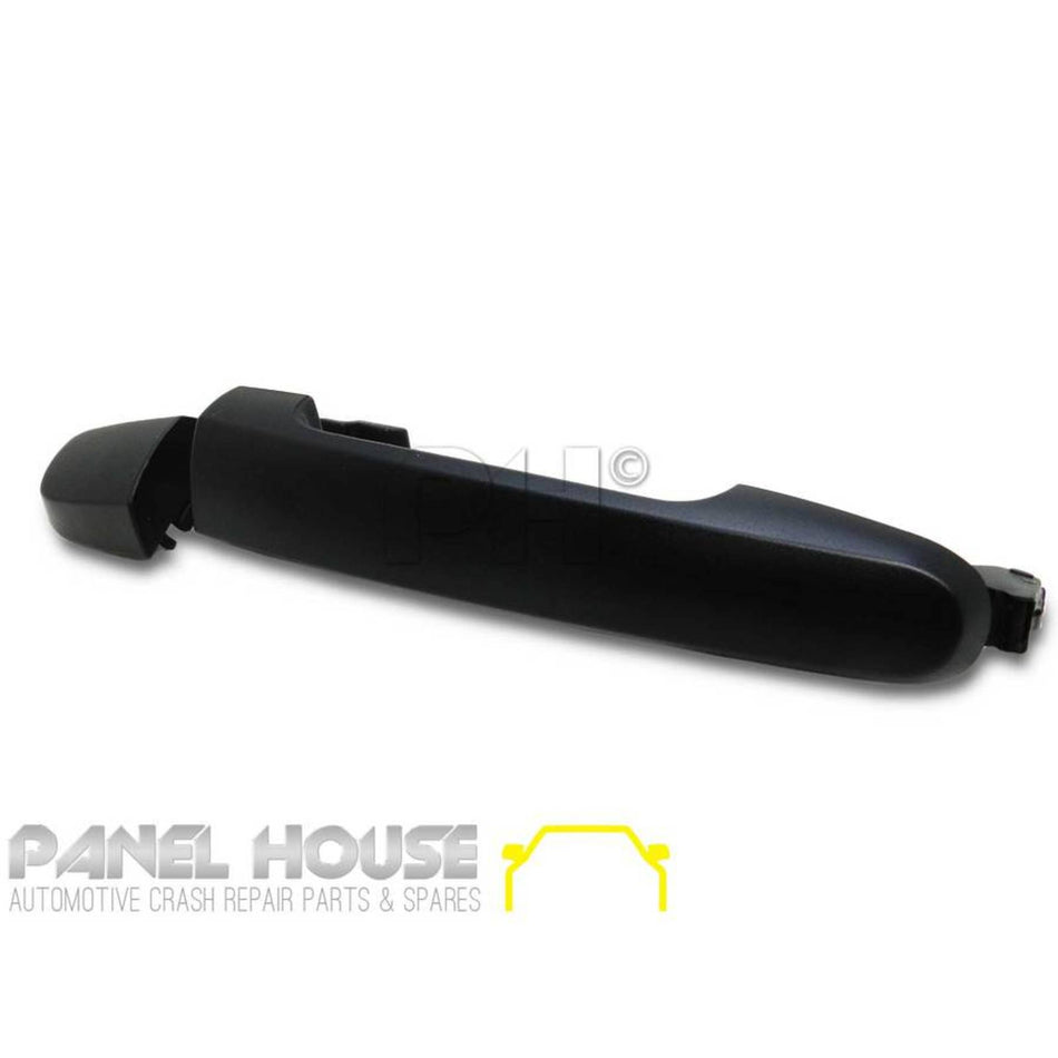 Door Handle LEFT Rear Outer Black KEYHOLE TYPE Fits Toyota HILUX 11-14 Ute