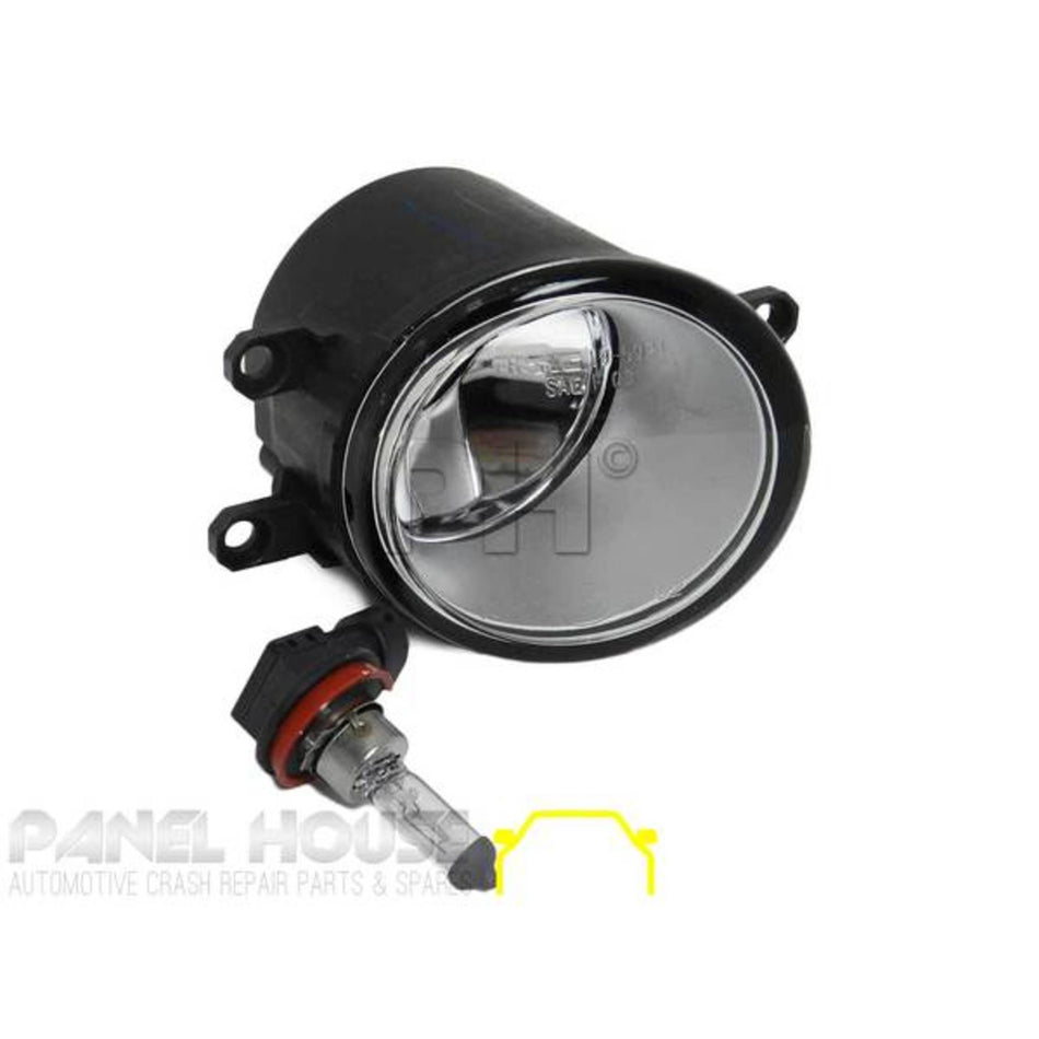 Fog Driving Light + H11 Bulb PAIR Replacement Fits Toyota KLUGER GSU4 07-10