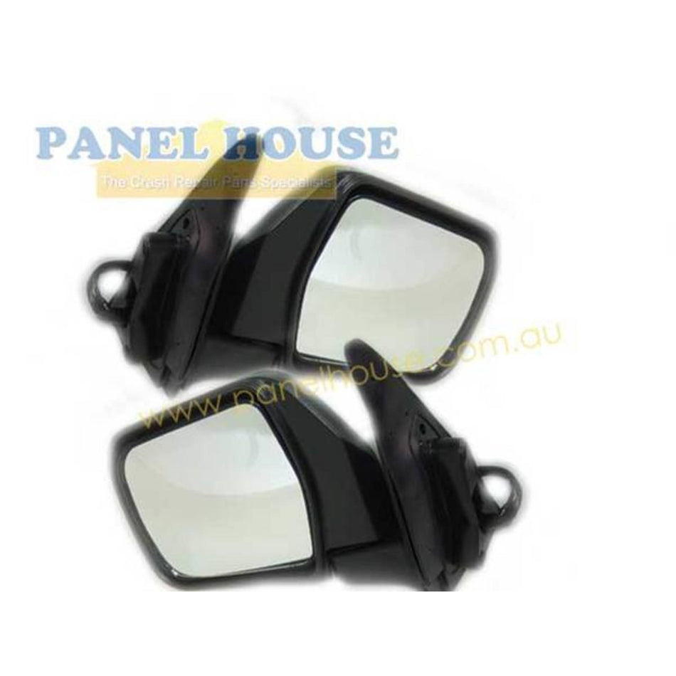 Door Mirror Chrome Electric PAIR Fits Toyota Hilux Ute 8/97 - 2/05