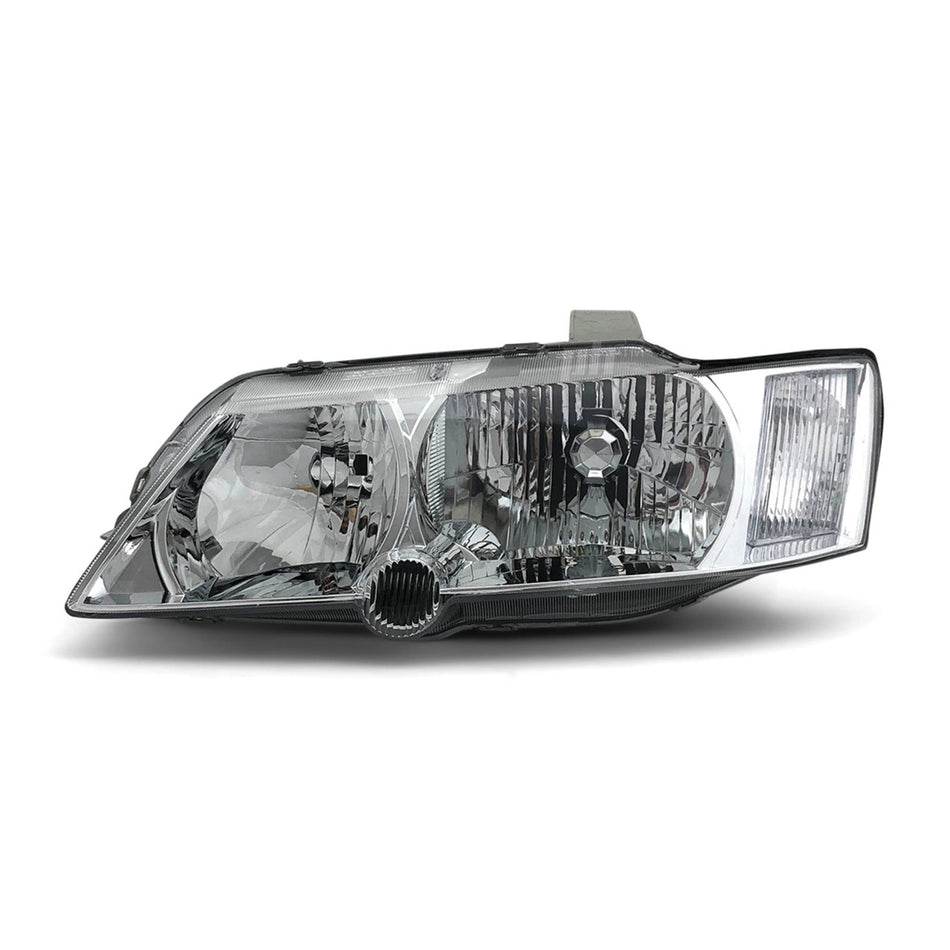 Headlight Chrome LEFT fits Holden Commodore VY 2002 - 2003 Executive Acclaim S