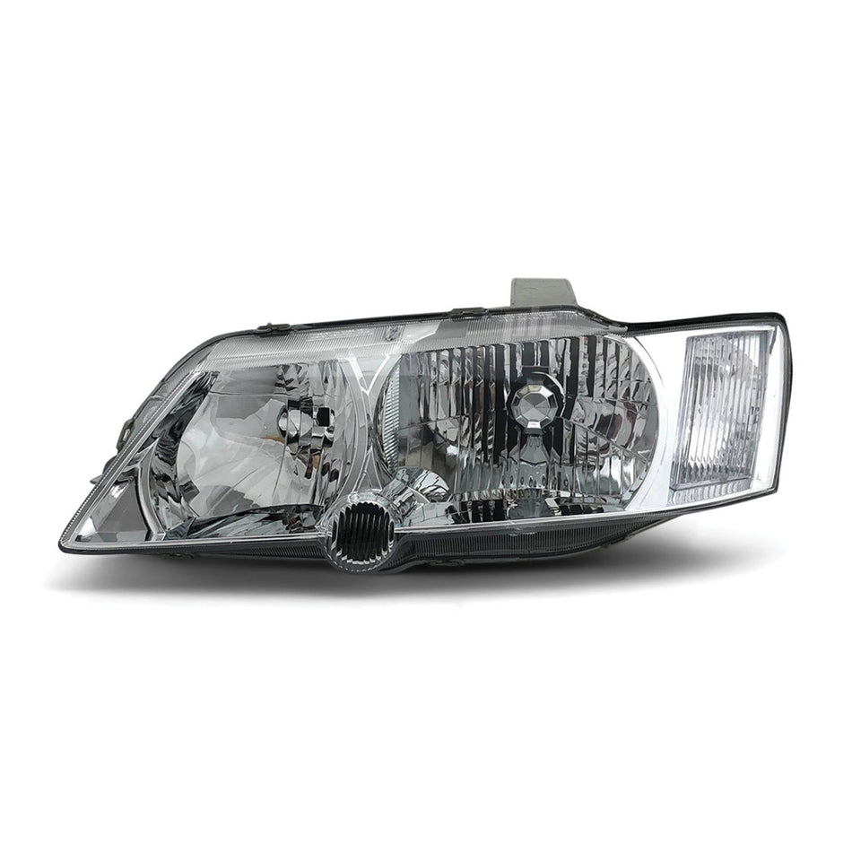 Headlight Chrome LEFT fits Holden Commodore VY 2002 - 2003 Executive Acclaim S