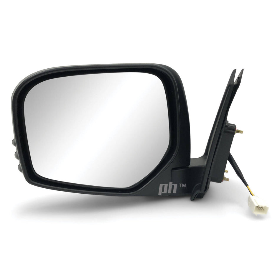Door Mirrors PAIR Black Electric fits Mitsubishi Triton ML MN 2006 - 2015