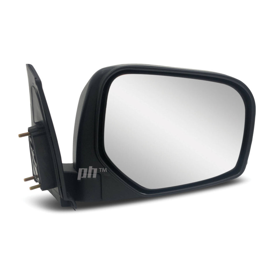 Door Mirror RIGHT Black Manual fits Mitsubishi Triton ML MN 2006 - 2015