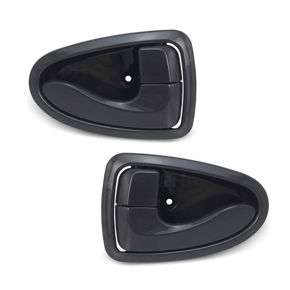 Interior Door Handles PAIR Grey Fits Hyundai Accent 2000 - 2006