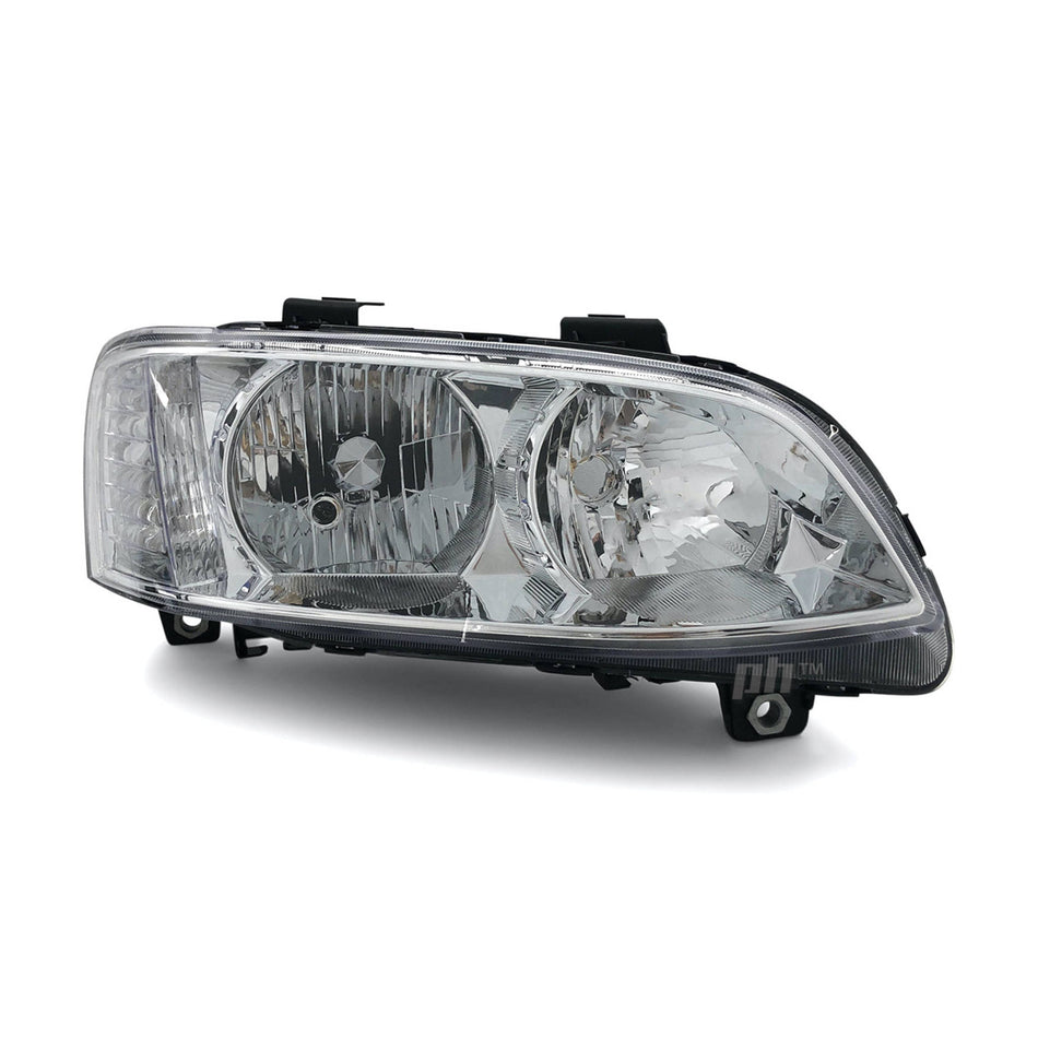 Headlights Chrome PAIR fits Holden Commodore VE Omega Berlina Equipe 2010 - 2013