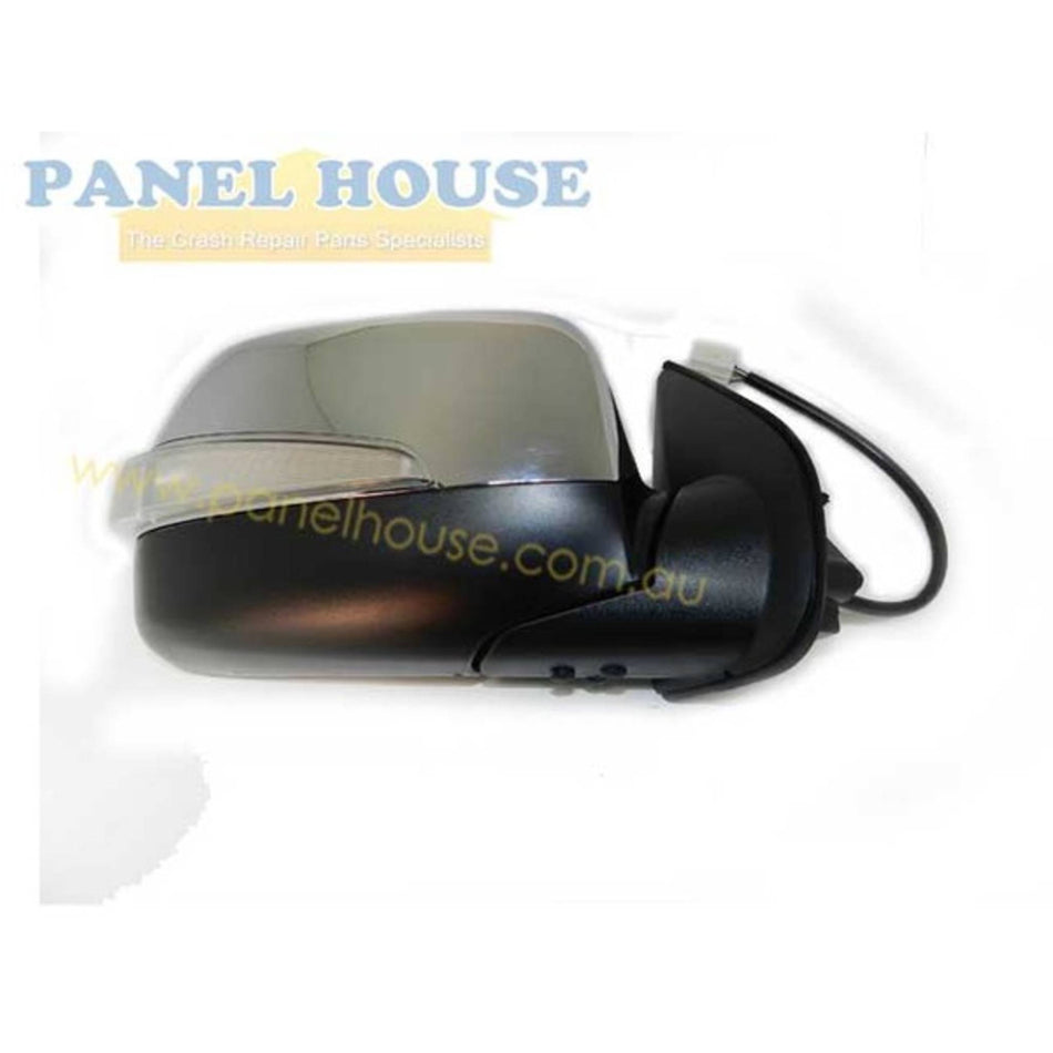Door Mirror With Blinker RIGHT Chrome Electric fits Isuzu D-MAX DMAX 06/2008 - 05/2012