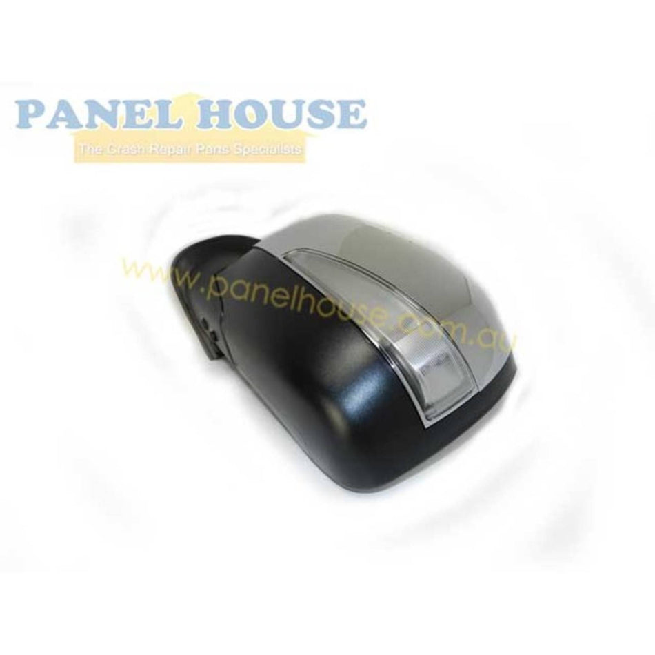 Door Mirrors Blinker PAIR Chrome Electric AUTO FOLD fits Isuzu D-MAX DMAX 08/2008 - 06/2012