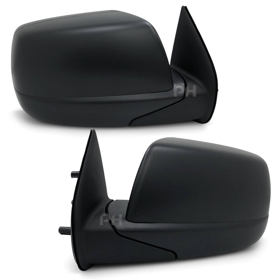 Door Mirrors PAIR Black Electric fits Mazda BT50 06-11 & Ford Ranger PJ PK 06-11