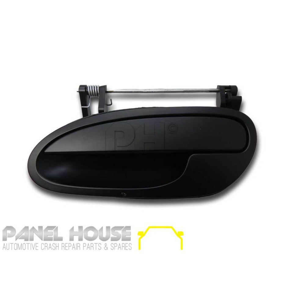 Door Handle LEFT Front Outer Black fits Holden Commodore VT VX VY VZ
