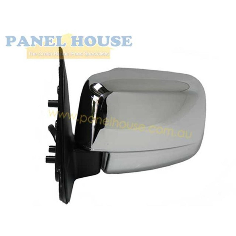 Door Mirror LEFT Chrome Electric fits Mazda Bravo Ute B2500 B2600 99-06