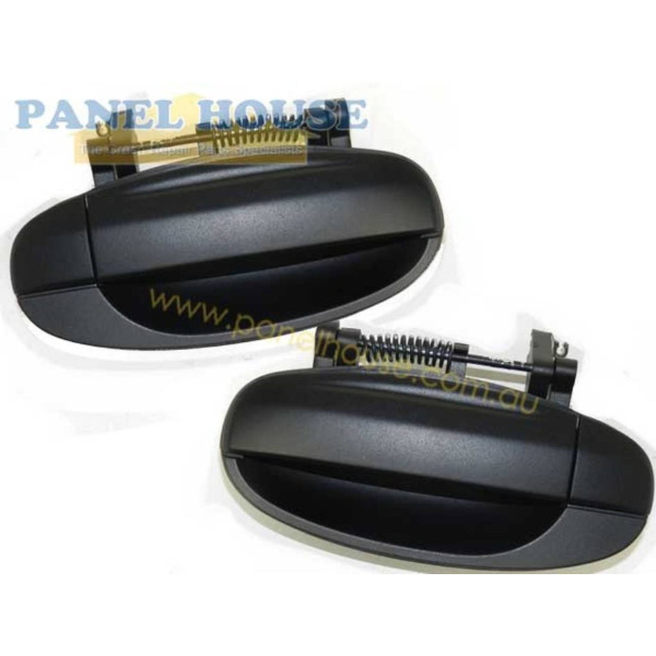 Outer Door Handles PAIR Rear Fits Daewoo Kalos 2003 - 2006
