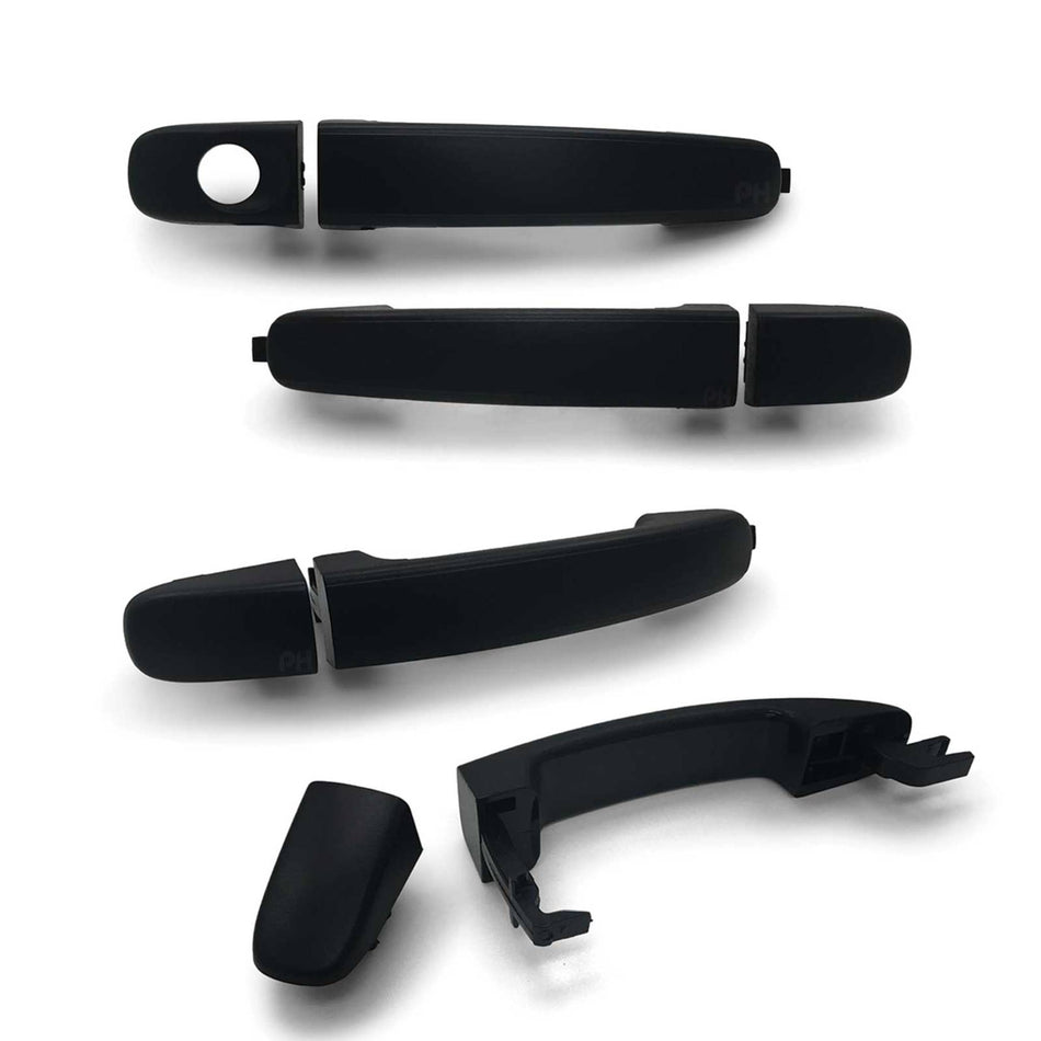 Outer Door Handle SET Black fits Mazda BT50 2011 - 2020