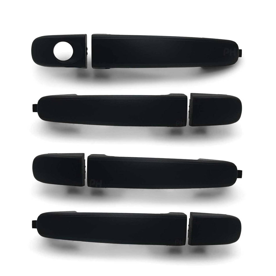 Outer Door Handle SET Black fits Mazda BT50 2011 - 2020