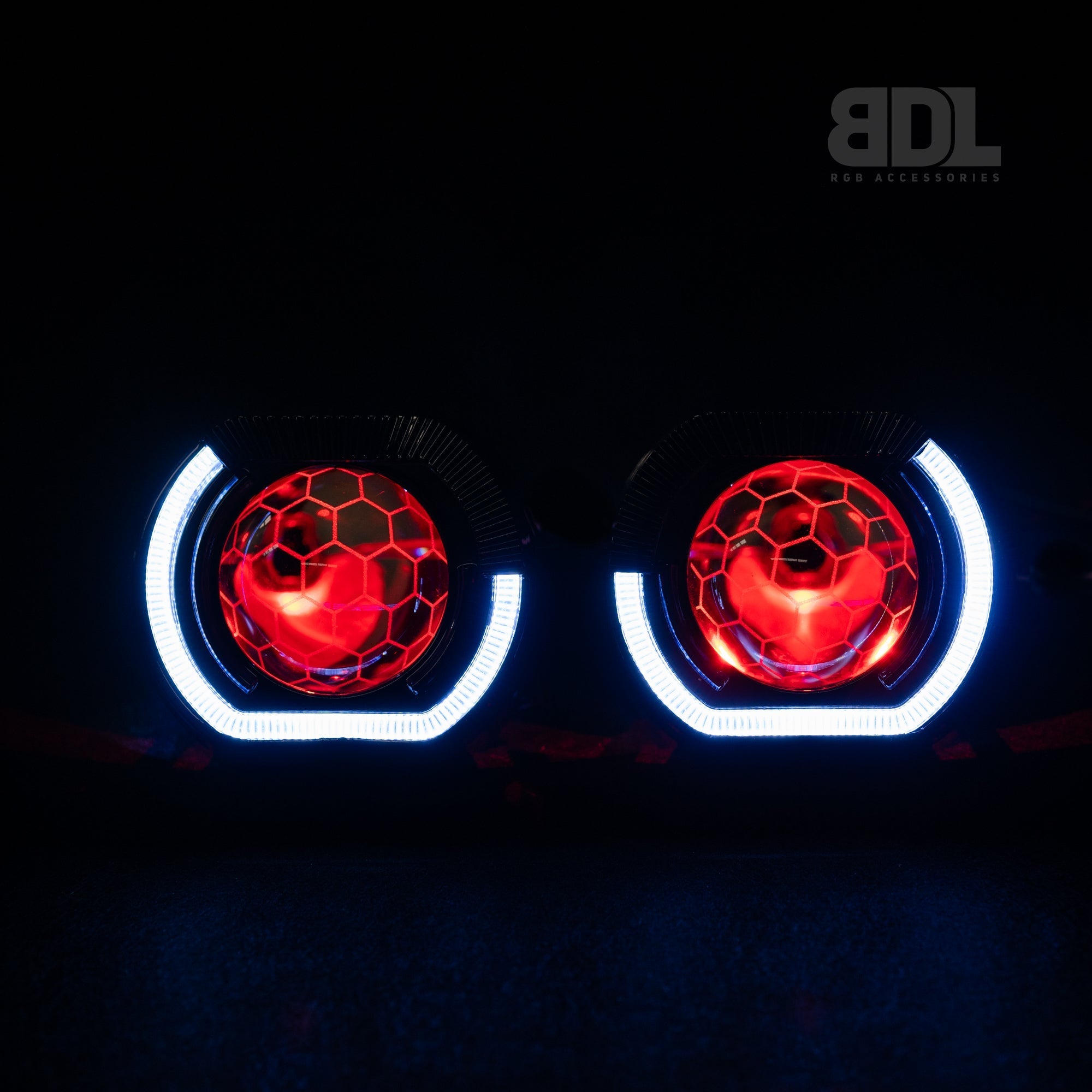 'Angry Eye' Headlight Kit - Bushdoof Lighting