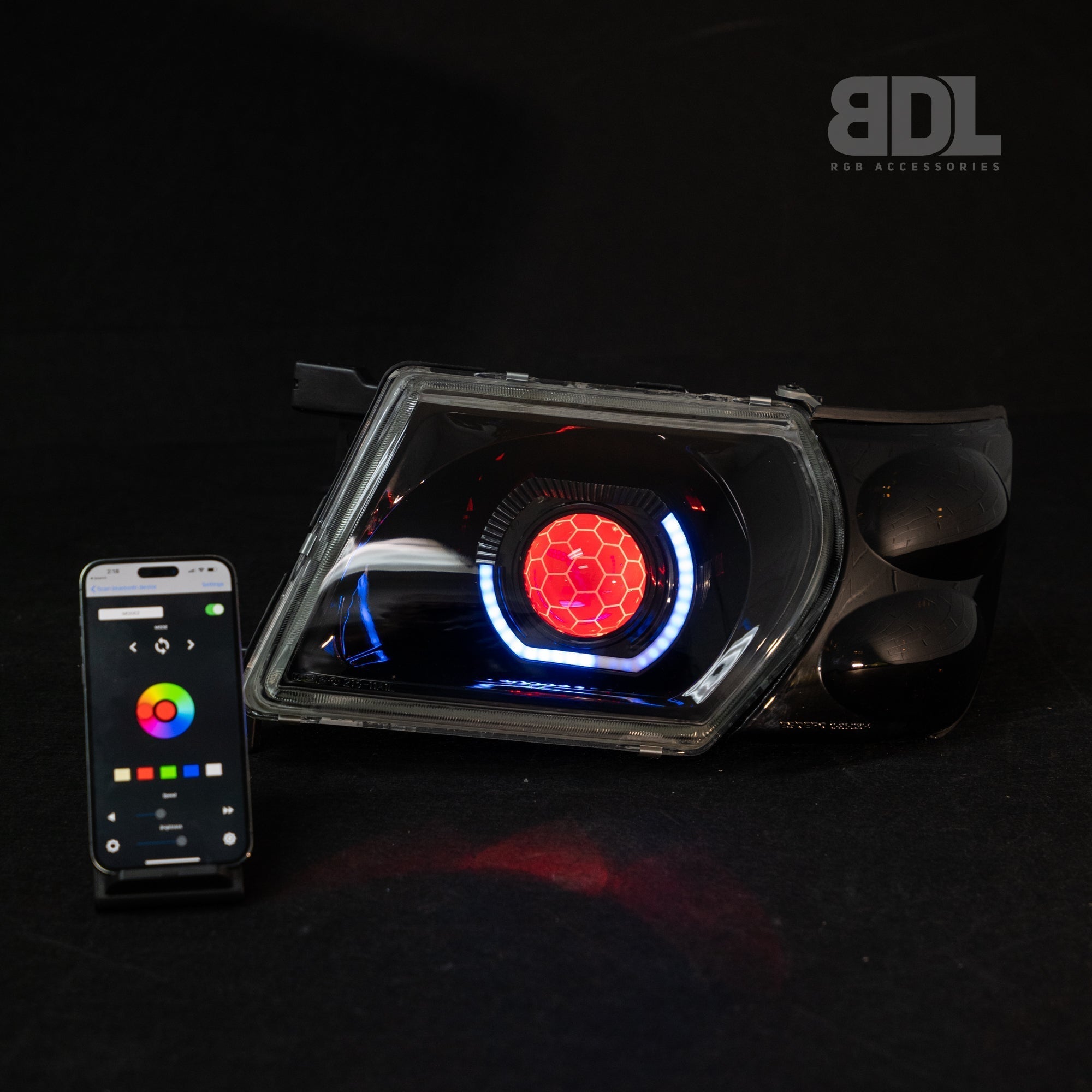 Bushdoof - Nissan Patrol S1 - 3 Bi - LED Projector Headlights - 4X4OC™ | 4x4 Offroad Centre