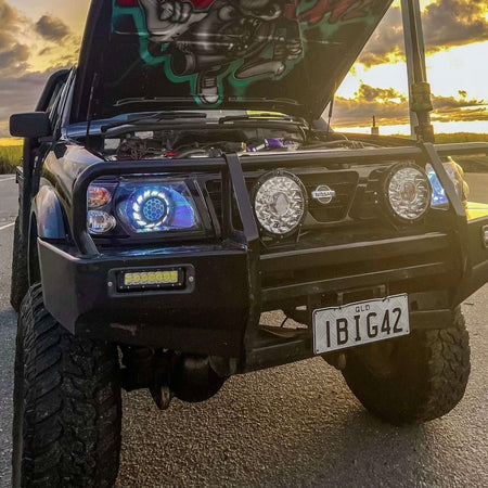 Bushdoof - Nissan Patrol S1 - 3 Bi - LED Projector Headlights - 4X4OC™ | 4x4 Offroad Centre