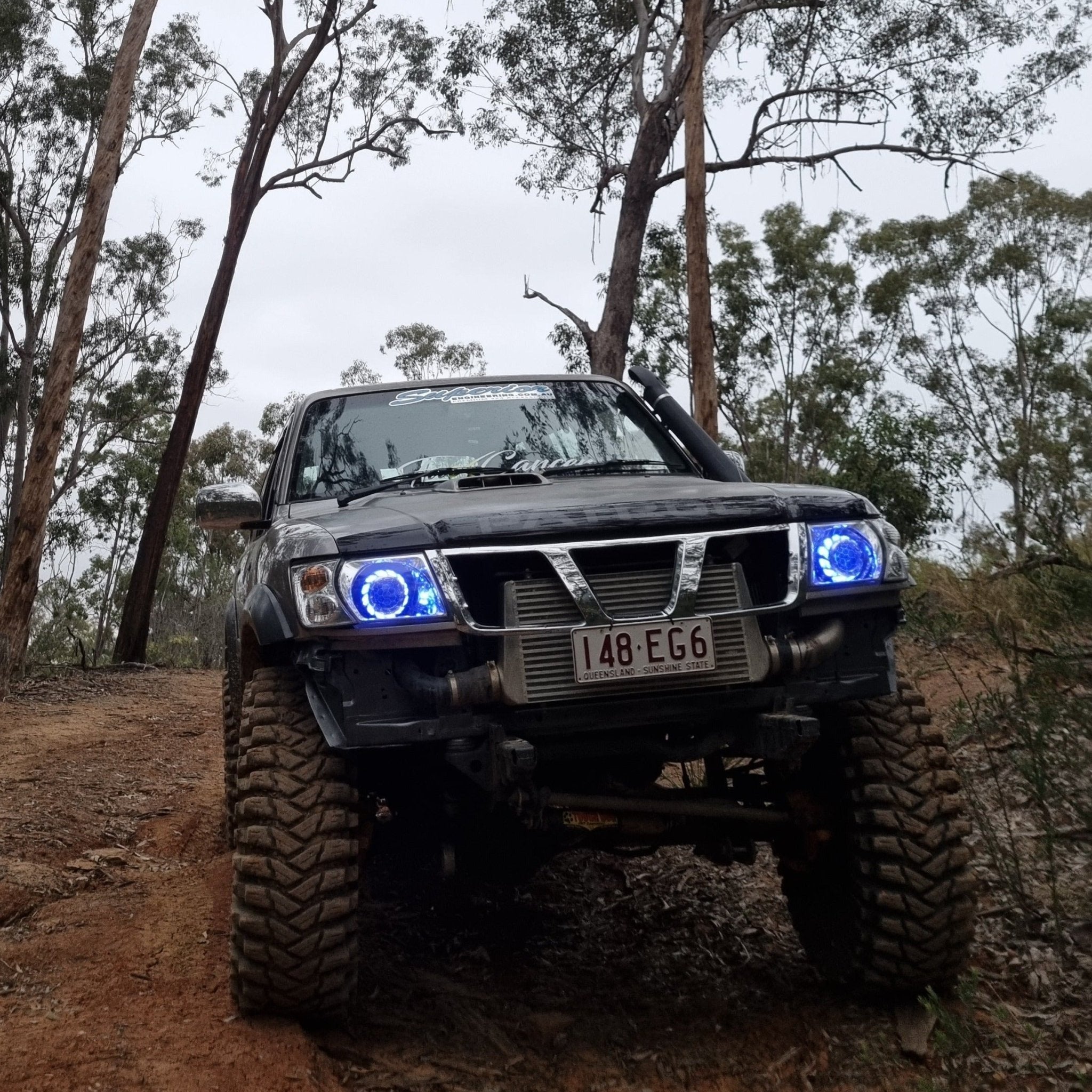 Bushdoof - Nissan Patrol S1 - 3 Bi - LED Projector Headlights - 4X4OC™ | 4x4 Offroad Centre