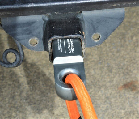 Carbon Offroad - MegaPro 5000kg 50mm tow bar mounted soft shackle compatible recovery hitch - 4X4OC™ | 4x4 Offroad Centre