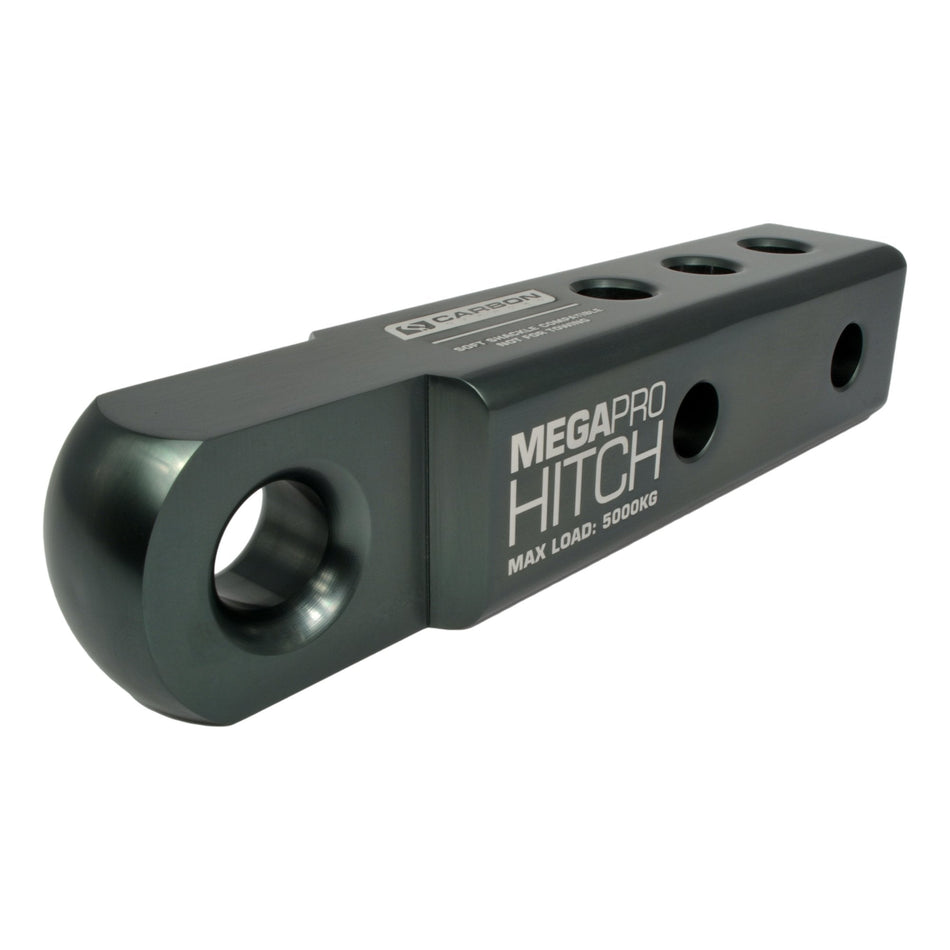 Carbon Offroad - MegaPro 5000kg 50mm tow bar mounted soft shackle compatible recovery hitch - 4X4OC™ | 4x4 Offroad Centre