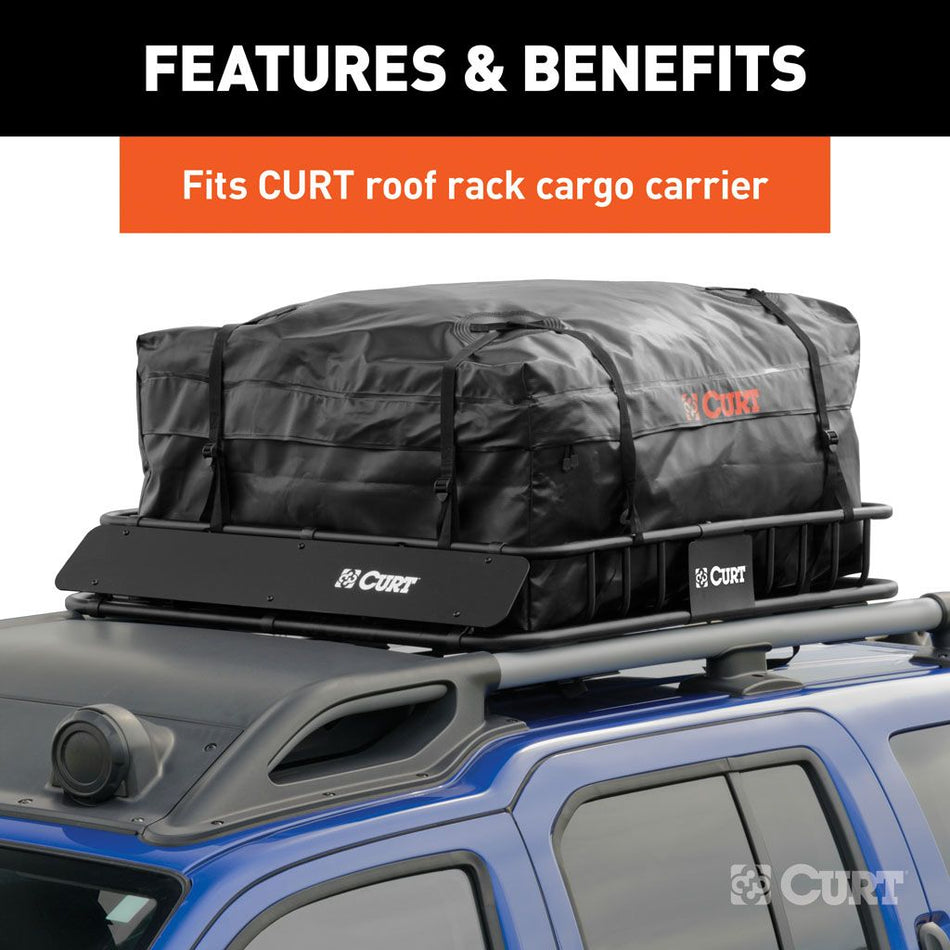 CURT - CURT Weatherproof Vinyl Cargo Bag (96cm x 86cm x 46cm) - 4x4 Offroad Centre
