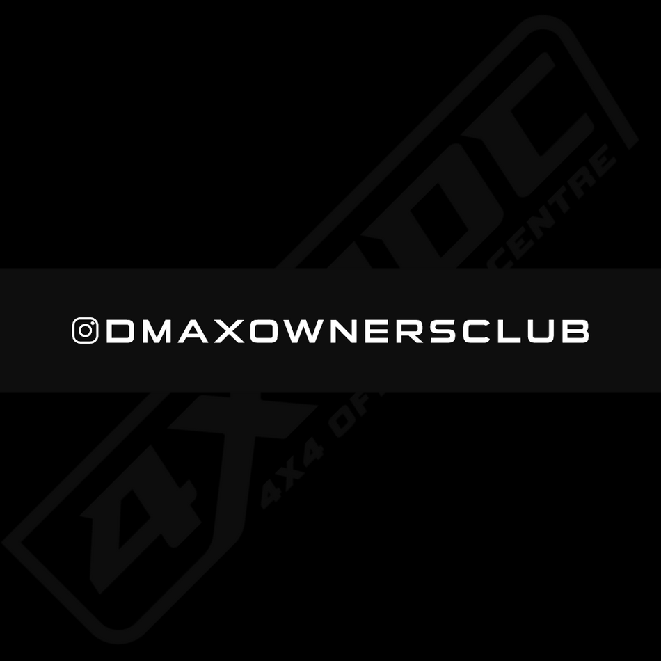 DOC Windscreen Banner | D-Max Owners Club