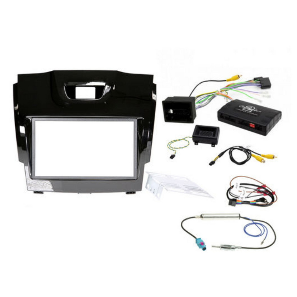Aerpro Gloss Black Install Kit To Suit 2014-2016 Holden Colorado