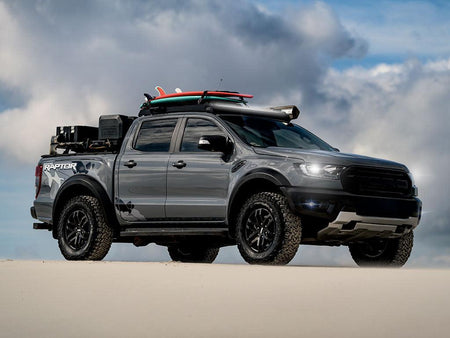 Front Runner - Ford Ranger T6 / Wildtrak / Raptor (2012 - Current) Slimsport Roof Rack Kit / Lightbar ready - by Front Runner - 4X4OC™ | 4x4 Offroad Centre