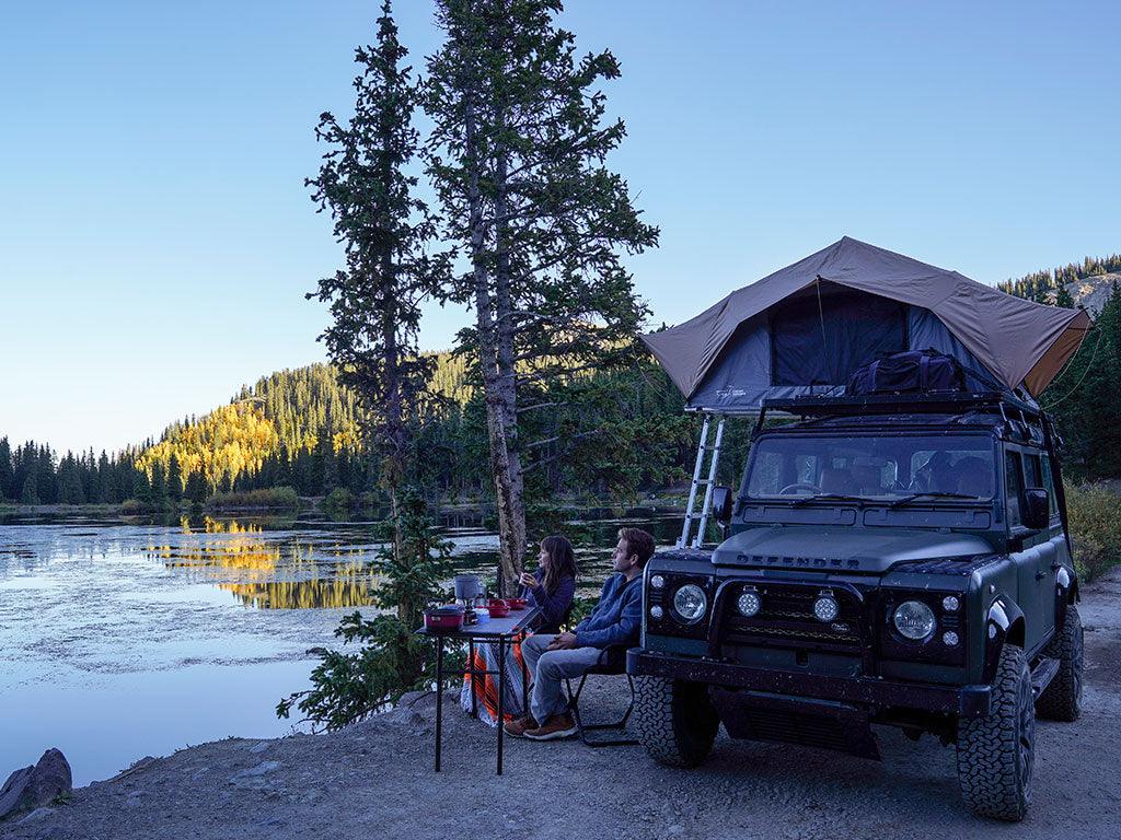 Front Runner - Land Rover Defender 110 (1983 - 2016) Slimline II Roof Rack Kit - by Front Runner - 4X4OC™ | 4x4 Offroad Centre