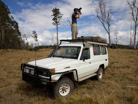Front Runner - Toyota Land Cruiser 78 Slimline II Roof Rack Kit - by Front Runner - 4X4OC™ | 4x4 Offroad Centre