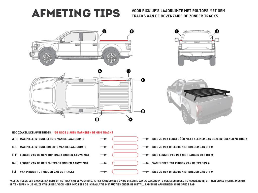 Front Runner - Ute Load Bed Slimline II Rack Kit / 1255mm(W) x 1358mm(L) - by Front Runner - 4X4OC™ | 4x4 Offroad Centre