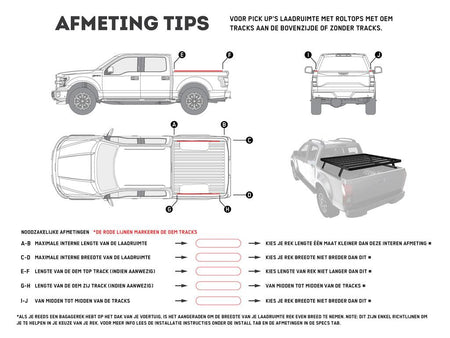 Front Runner - Ute Load Bed Slimline II Rack Kit / 1255mm(W) x 1358mm(L) - by Front Runner - 4X4OC™ | 4x4 Offroad Centre