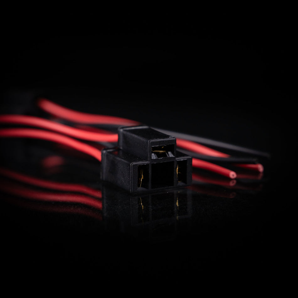 H4 Female Plug Lead Pair - Bushdoof Lighting