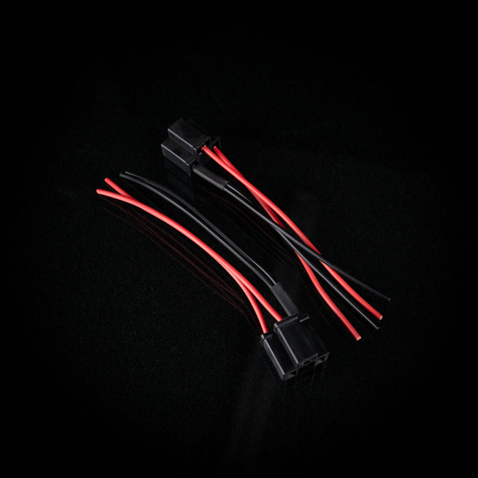H4 Female Plug Lead Pair - Bushdoof Lighting