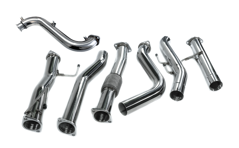 Isuzu D-MAX (2022-2025) 3L 4JJ3 Turbo Diesel 3' Stainless Steel Turbo Back (DPF Delete) Exhaust