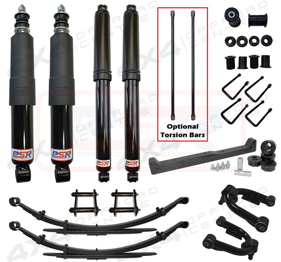 Nissan Navara D22 PSR TTG 3" Lift Kit (2" Rear)-4x4 Offroad Centre