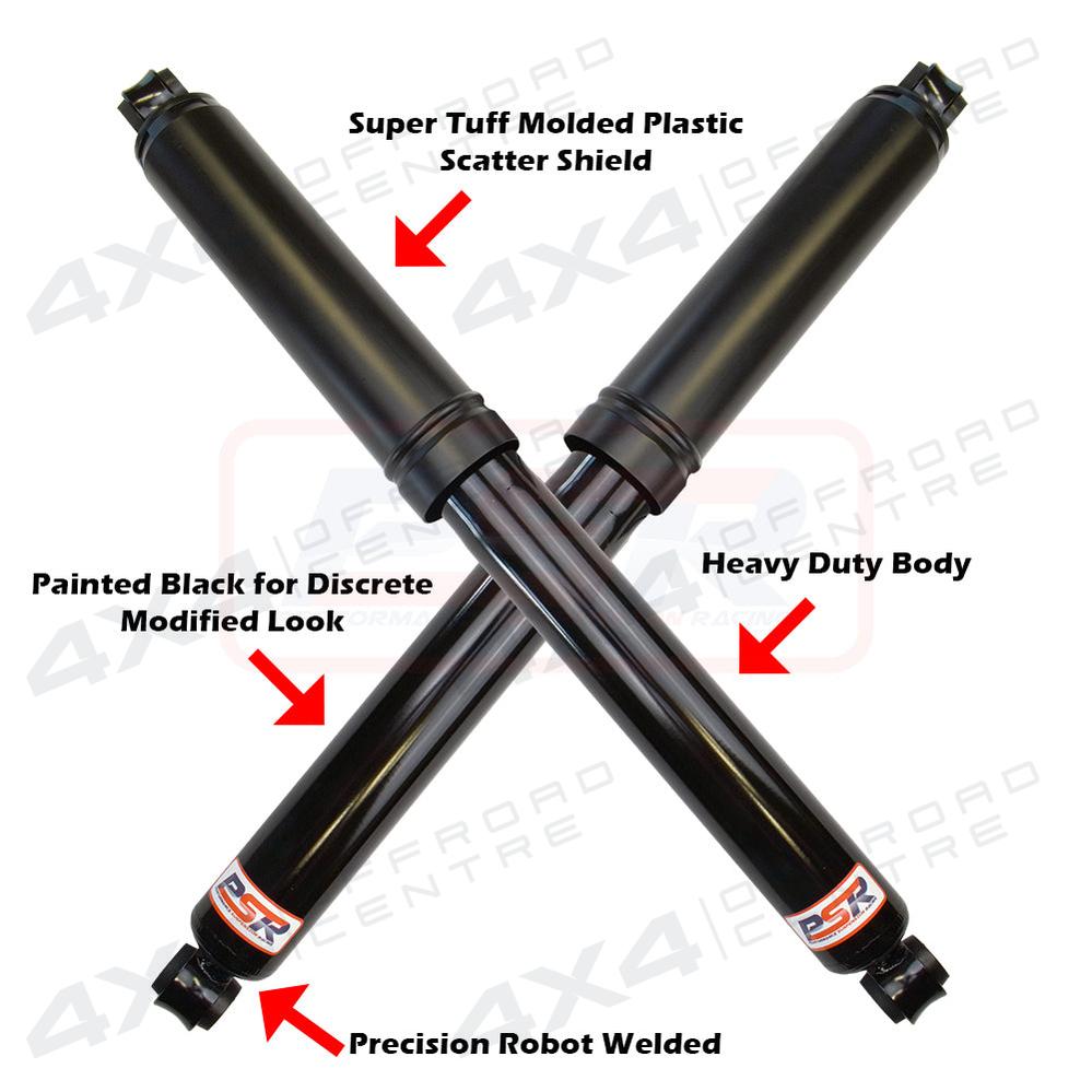 Nissan Navara D40 6" PSR TTG Rear Shock Absorber - PAIR-4x4 Offroad Centre