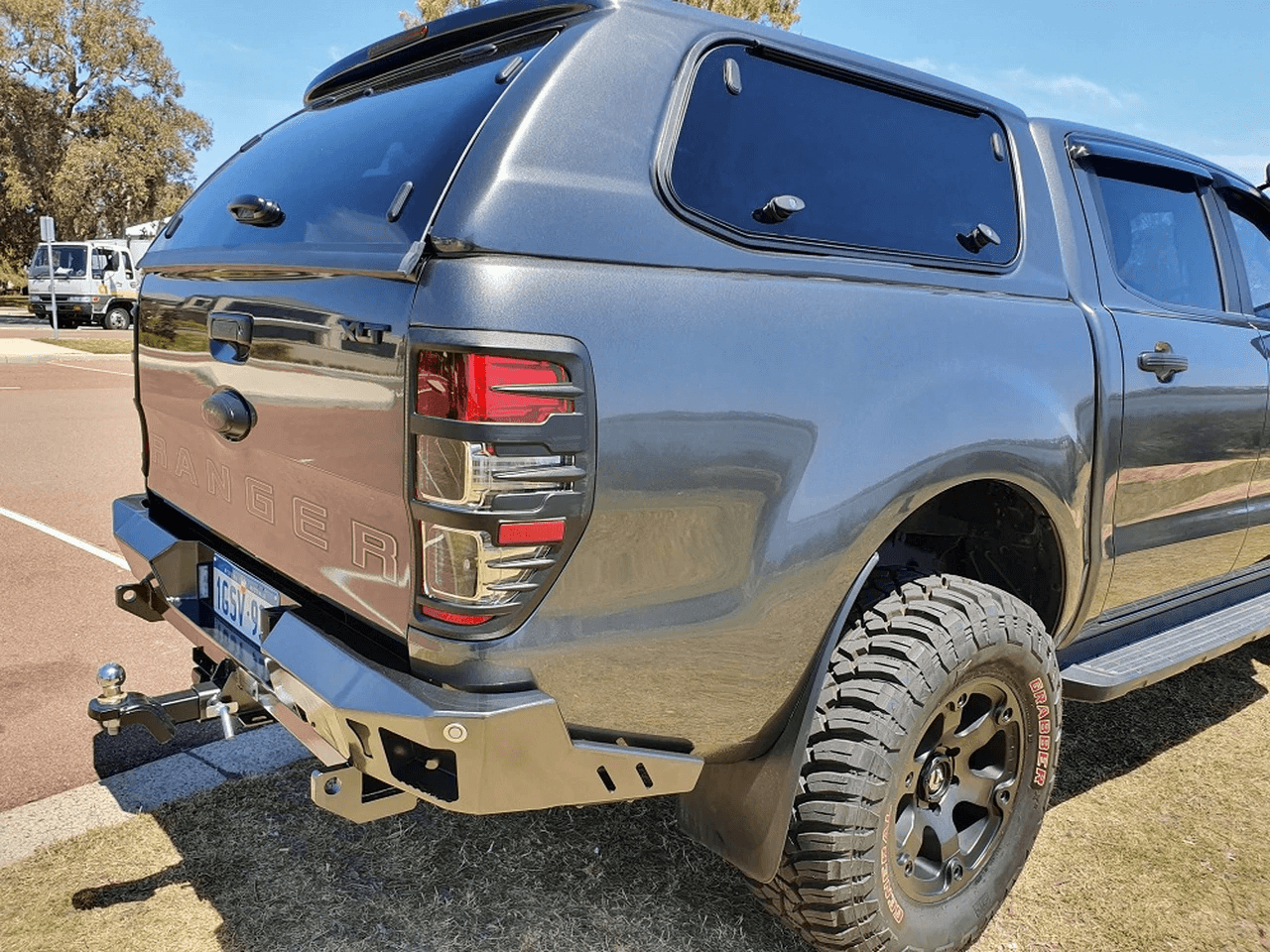 Offroad Animal - Offroad Animal - Rear Bumper and Tow Bar, Ford Ranger PX 2011 - on, Mazda BT50 - 2011 - on - 4X4OC™ | 4x4 Offroad Centre