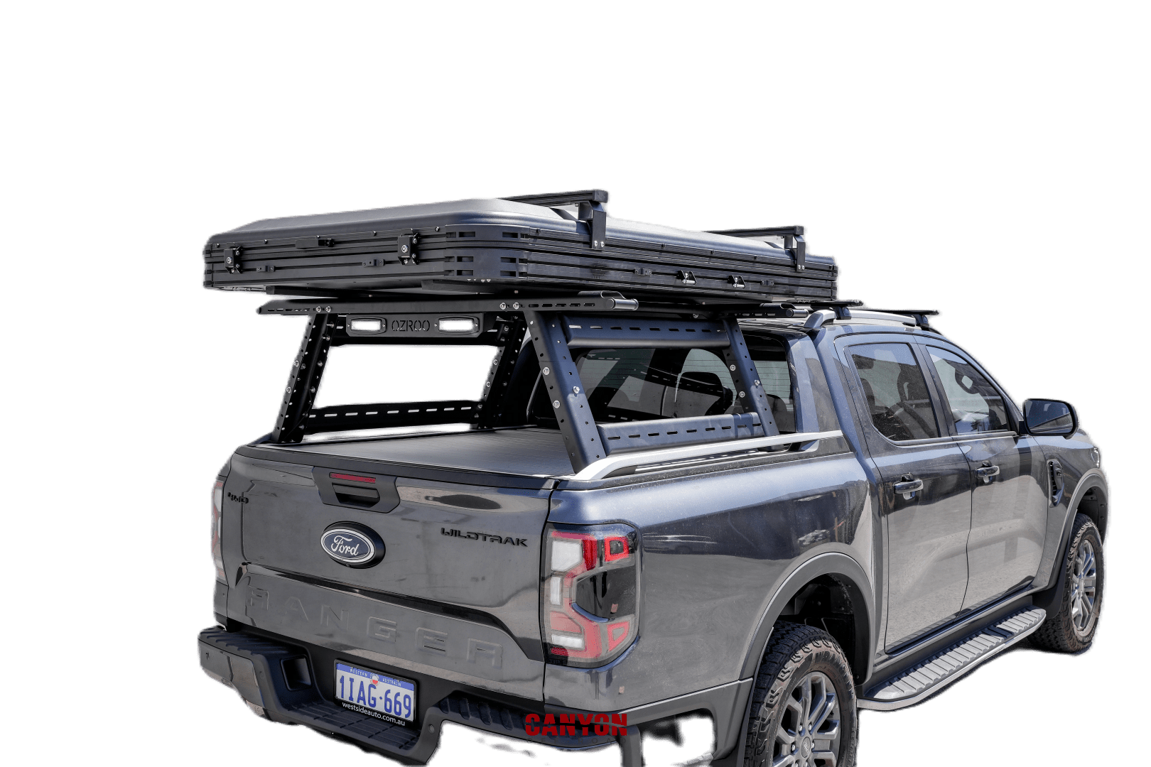 Ford Ranger 2022 2025 Wildtrak OzRoo Tub Rack 4x4 Offroad Centre