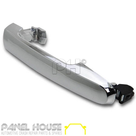 Panel House - Door Handle PAIR Outer Front Chrome Lock Type Fits Toyota Hilux 05 - 15 Ute - 4X4OC™ | 4x4 Offroad Centre