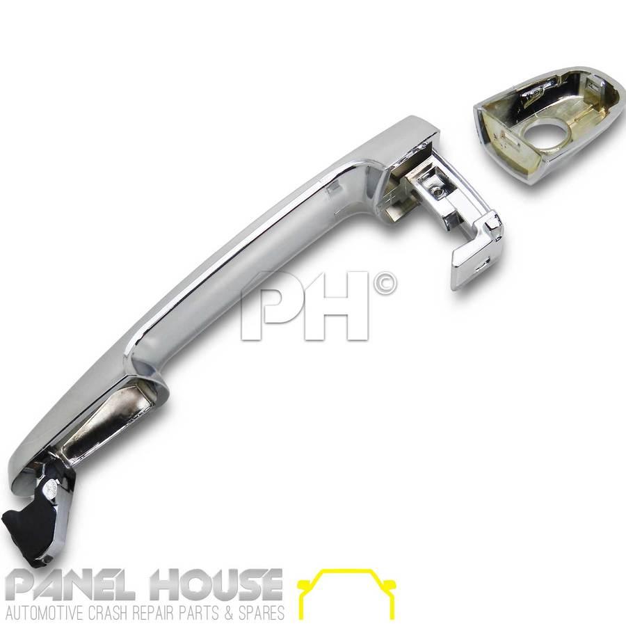 Panel House - Door Handle PAIR Outer Front Chrome Lock Type Fits Toyota Hilux 05 - 15 Ute - 4X4OC™ | 4x4 Offroad Centre